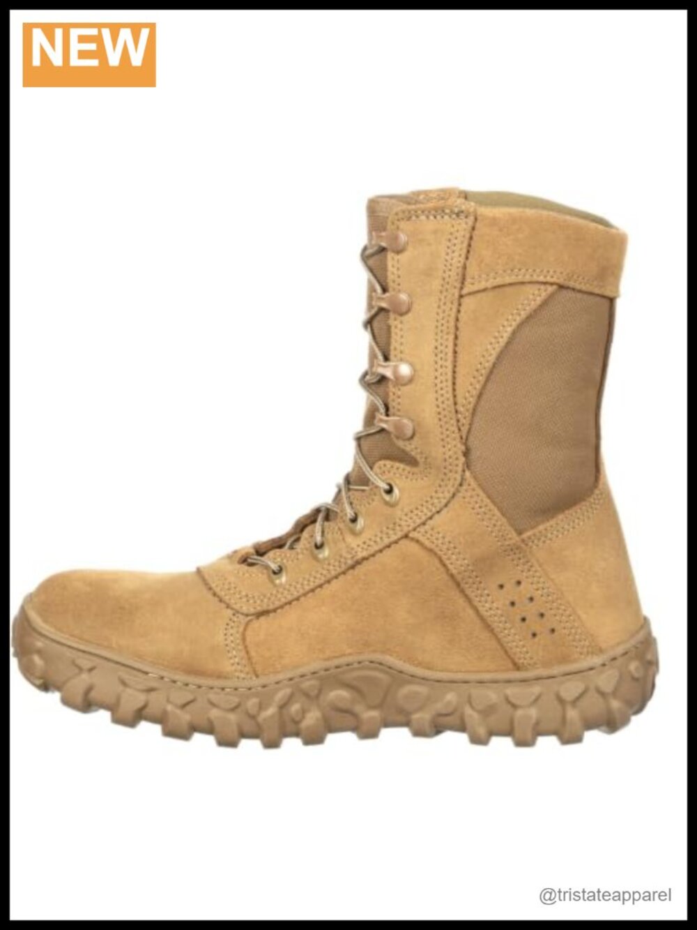 S2V Steel Toe Tactical Military Boot Uniform Compliant 8 Inch Leather